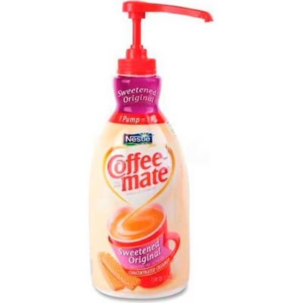 Coffee mate® Non-Dairy Liquid Pump Bottle, Sweetened Original, 50.7 oz., Nestle, Mfr#: NES13799